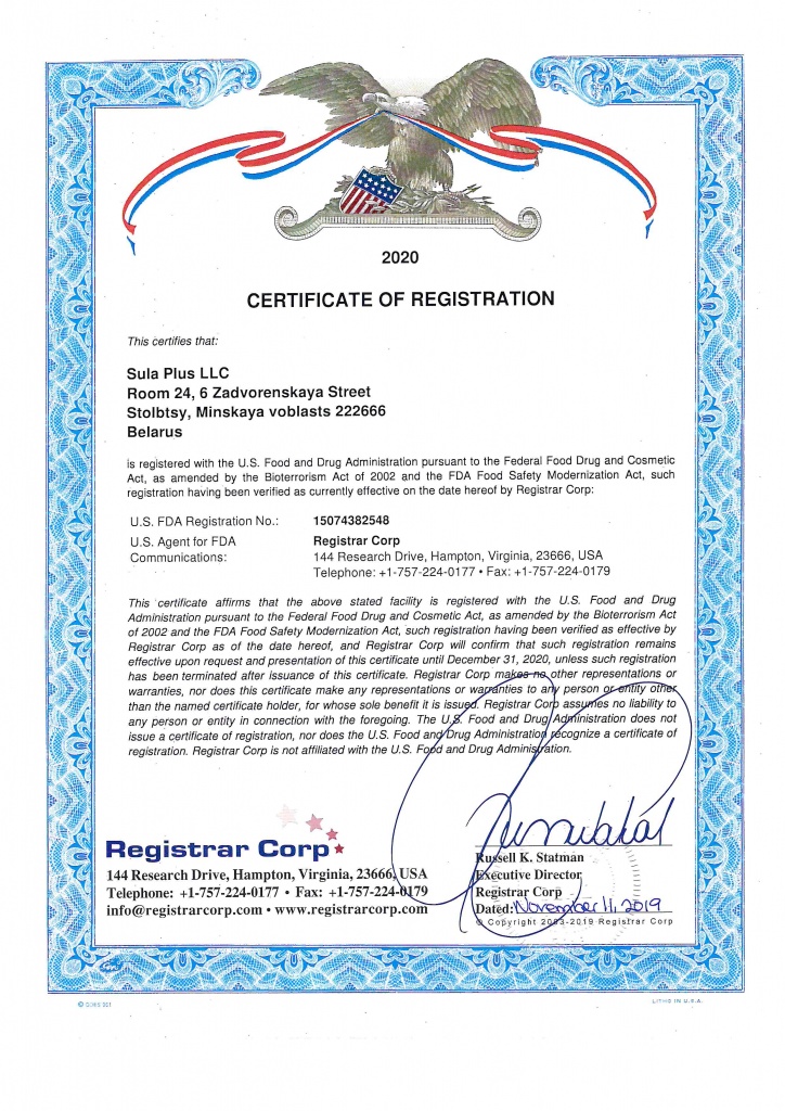 FDA Registration Certificate_ 2020 update.jpg